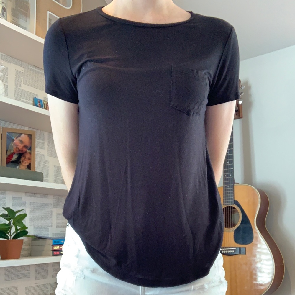 Black Pocket T-Shirt